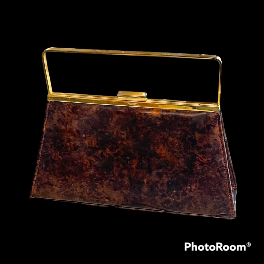 Tortoise shell hand bag - Picture 2 of 8